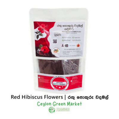 Red Hibiscus Flower Powder